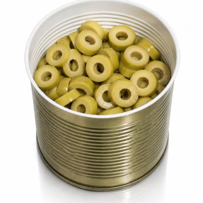 Sliced Green olives 